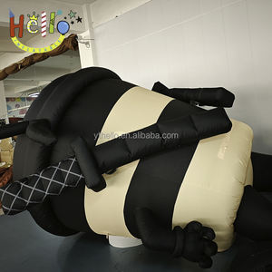 Personnage de dessin animé gonflable de haute qualité pour la publicité, <span class=keywords><strong>Ninja</strong></span> du café gonflable - Product Image 4