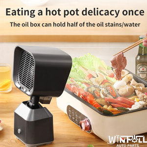 Hotte aspirante électrique portable – Compacte, puissante, 2 vitesses, faible bruit, installation facile, avec bac à graisse pour camping-car - Product Image 4