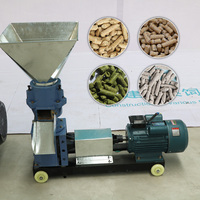 Machine à granulés à matrice plate portable pour la production d'aliments pour moutons, bovins, lapins et la transformation de poudre d'herbe