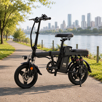 Vélo électrique 48V 10Ah pour les trajets quotidiens, moteur 350W, vitesse 30 km/h, autonomie 35 km, frein à disque, suspension avant, conduite en ville