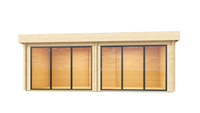 Maison en bois moderne écologique personnalisée Cabine de bureau en bois massif
