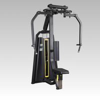 Estación de Gimnasio Moderna con Carga de Placas, Estación Individual con Extensión de Piernas y Ejercicio de Pectorales para un Entrenamiento Comercial Integral