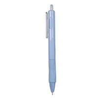 Aili Stylos gel personnalisés, stylos à encre noire 0.5mm Stylos d'écriture à pointe fine et lisse avec poignée en silicone, stylos rétractables