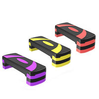 Plataforma de Step Aeróbico Verchoo con Altura Ajustable, Antideslizante, para Gimnasio y Fitness, para Ejercicios Cardio, OEM