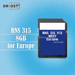 Pour VW comme V12 West Map <span class=keywords><strong>RNS</strong></span> <span class=keywords><strong>315</strong></span> Navigation GPS avec carte mémoire 8 Go et matériau plastique Navi pour modèles VW - Product Image 1