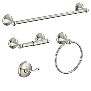 Ensemble de porte-serviettes Saint Ruijia, série 340, acier inoxydable nickel brossé, kit de salle de bain quatre pièces - Product Image 5