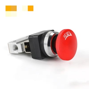 MOV-03 Pneumatic Valve 2 Position 3 Way G1/8 Pipe Ball Mechanical Valve <b>Push</b> <b>Button</b> <b>Switch</b> Roller Type Mechanical Magnetic Valve - Product Image 2