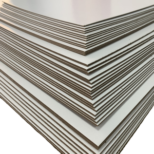 2 mét <span class=keywords><strong>Duplex</strong></span> Hội Đồng Quản trị nhiều lớp với màu xám Hội Đồng Quản trị 1 Side tráng trắng bề mặt màu xám trở lại để làm cho hộp tốt hiệu ứng in ấn - Product Image 1