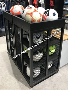 Estante Metálico Moderno con Recubrimiento en Polvo - Estante para Pelotas, Estante de Supermercado Vietnamita, Estante de Exhibición Independiente, Varios Tipos de Estantes de Exhibición - Product Image 4