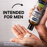 SUMAX Crème dépilatoire pour hommes 200ml + grattoir