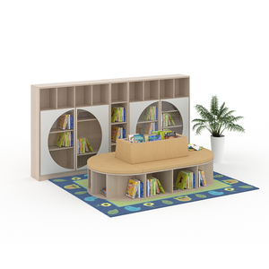 ชุดโต๊ะเรียนอนุบาลไม้แท้จากโรงงานโดยตรง รับผลิตแบบ OEM ODM โต๊ะรูปทรงสี่เหลี่ยมคางหมูและรูปตัวยู สำหรับห้องเรียนเด็กก่อนวัยเรียน - Product Image 4