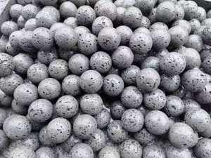 Boule d'aromathérapie en pierre de lave volcanique naturelle Eastern Stone, modèle ES054, design moderne, tailles et formes variées, demi-sphère - Product Image 6