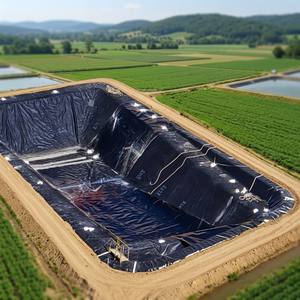 MACRO HDPE Reservoir Liner 1.50mm ASTM GRI GM13 Waterproof Geomembrane Roll High Density Polyethylene Water Lining - Product Image 1