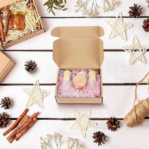 2026 Natural Wood Color <b>Packing</b> <b>Boxes</b> Triple Layer Hard Corrugated <b>Cardboard</b> Small Mailer <b>Boxes</b> <b>Packing</b> Box Gift <b>Packing</b> - Product Image 4