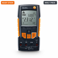 Multimeter Digital TRMS Profesional 600V AC/DC Penguji Tegangan dengan Pengukuran Suhu Tipe K untuk Inspeksi Listrik