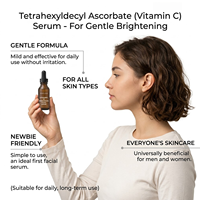 Sérum Équilibrant à la Vitamine C pour le Visage – Lisse les Ridules et les Rides – Squalane Végétalien Sans Gluten – Éclaircissant et Hydratant – 30ml – OEM Marque Privée
