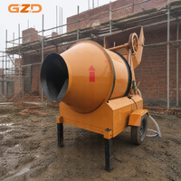 Bétonnière électrique GZD JZM400 400L OEM pour le mélange du ciment et du mortier