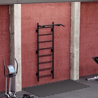Barres de traction murales réglables en acier, portables, multifonctionnelles, type échelle suédoise, pour le fitness corporel (vente en gros)