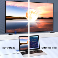 Justlink 1080p Draadloze HDMI Extender 5GHz 50M ROHS/FCC/CE Gecertificeerd Zwarte Zender Ontvanger voor TV Laptop PC Mobiele Telefoon