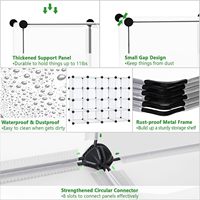 Organisateur de chaussures en plastique pour bébé, boîte de rangement pour chaussures, étagère de rangement pour chaussures