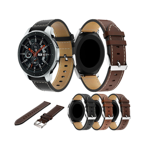 Para <span class=keywords><strong>Samsung</strong></span> Galaxy Watch 3 active 2 Pulsera de cuero <span class=keywords><strong>SmartWatch</strong></span> Diseño de hebilla Reloj de <span class=keywords><strong>mujer</strong></span> Banda suave - Product Image 1