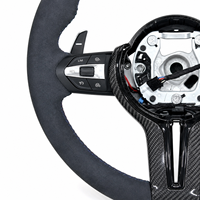   Volant F30 M Sport avec garniture en fibre de carbone pour F10 F20 F22 F32 F36 F80 M3 M4 M5 E90 E70 X5 Volant personnalisé
