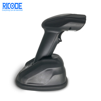 Lector de Códigos de Barras Inalámbrico TI4125, Escáner de Códigos de Barras Inalámbrico Ergonómico de Mano 2D para Cualquier Área de Uso