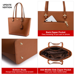 Sacs à bandoulière en cuir PU LOVEVOOK 2026 pour femmes, sacs à main de luxe, sacs d'été et d'automne imperméables avec fermeture éclair, sacs personnalisés en gros - Product Image 6
