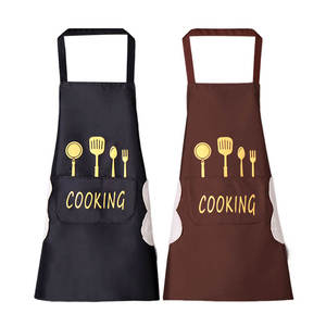 Delantales de Tela Impermeable 100% Algodón al por Mayor, Delantales de Cocina de Alta Calidad, Delantales de Limpieza de Cocina Modernos - Product Image 1