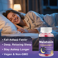 Gummies à la mélatonine Vitahealthy au goût de baies naturelles, conçues pour une utilisation nocturne, avec une qualité constante et une personnalisation flexible