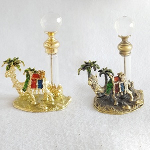 4ml Brevettato Metallo Cammello di Palma Albero Profumo Attar Bottiglia Essenziale di Vetro 0il Bottiglie Riutilizzabili Decorazione Della Casa del Regalo #59790/59791 - Product Image 1