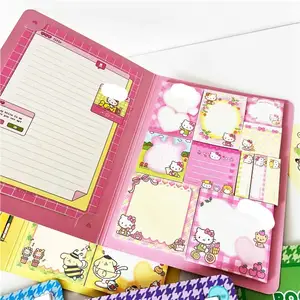 Yubon Kawaii comodo libro la mia melodia Kuromi Kt Note Book simpatico adesivo per blocco Note Anime Cinnmoroll Set di cancelleria per studenti