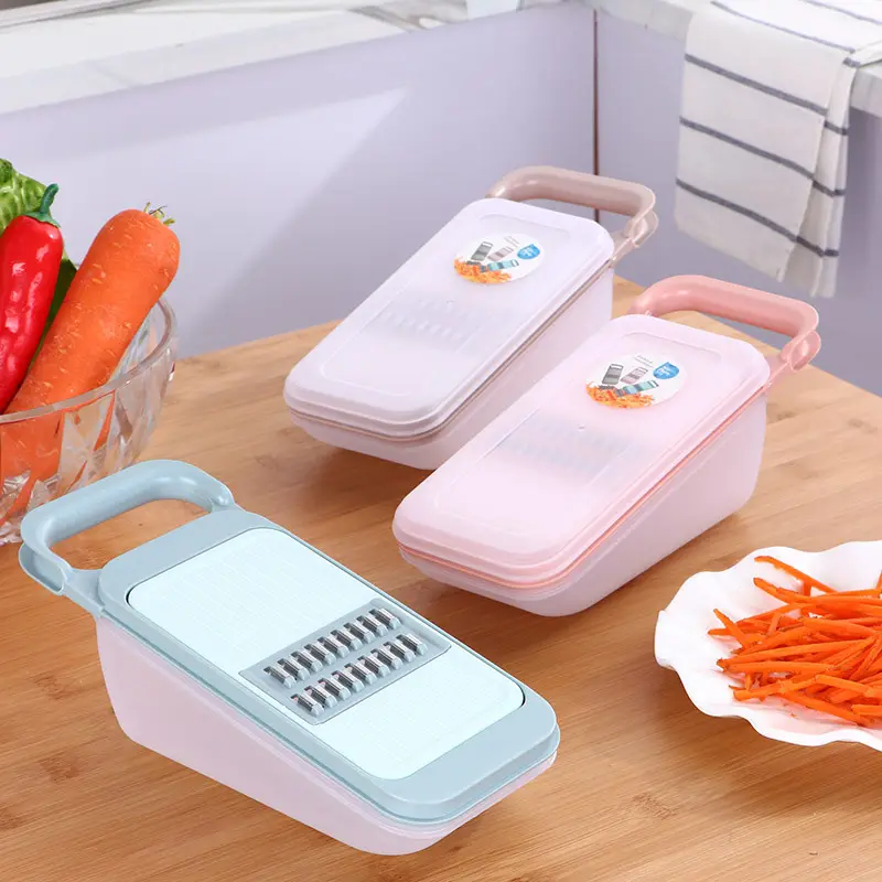 Kitchen Multipurpose Vegetable Shredder Manual Separable Household Stainless Steel Fruit Food Slicer