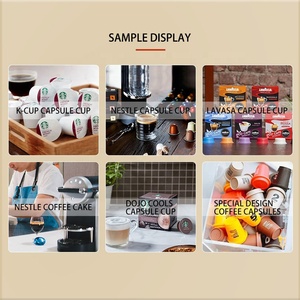 Machine de remplissage et de scellage de capsules de café multifonctionnelle <span class=keywords><strong>compatible</strong></span> avec les capsules K-Cup, Nespresso, <span class=keywords><strong>Dolce</strong></span> <span class=keywords><strong>Gusto</strong></span>, <span class=keywords><strong>Lavazza</strong></span> - Product Image 3