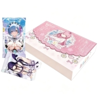 Collection de cartes en papier Anime Waifu époustouflantes, art de personnage sexy et sensuel, cartes à collectionner holographiques en édition limitée, fabriquées en Chine