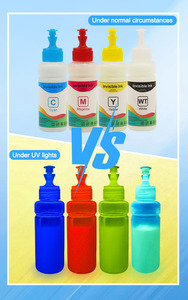 Goosam trong suốt chống giả An Ninh 100ml <span class=keywords><strong>UV</strong></span> huỳnh quang vô hình mực cho Epson máy in phun in ấn - Product Image 5