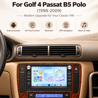 Stereo Mobil Android LELV untuk Volkswagen Passat CarPlay Android Auto Layar Sentuh Radio Mobil GPS Navigasi Bluetooth Head Unit