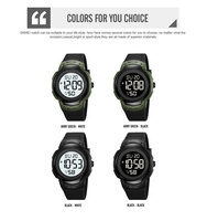 Reloj Multifunción SKMEI 2527, Reloj Deportivo Luminoso Analógico Digital con Alarma, 5ATM, Esfera de Resina, Cronógrafo, Cronómetro