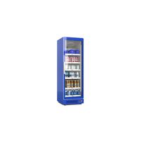 Refrigerador Comercial de Una Puerta para Bebidas, Refrigerador Vertical Personalizable con Control Digital de Temperatura