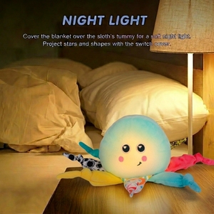 Peluche pour bébé, <span class=keywords><strong>pieuvre</strong></span> pour la décoration de la chambre d'enfant, projecteur de lumière nocturne - Product Image 4