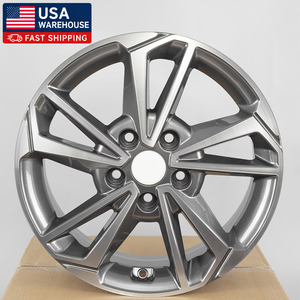 Jantes de voiture <span class=keywords><strong>16</strong></span> pouces 16x6.5J 5x112 ET50 CB 57.1 MM en alliage d'aluminium pour les modèles Kia Forte LXS de 2022 à 2024 - Product Image 1
