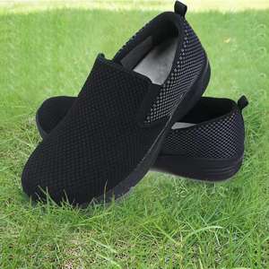 Chaussure d'hôpital pour hommes et femmes, sandales de qualité médicale, Non tissées, souliers de marche en maille pour diabète, bon marché - Product Image 5