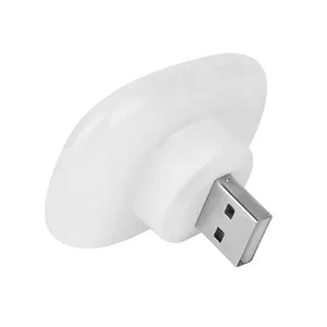 Luminária noturna usb para bebês, pequenas crianças, polida e branca, cristal de quartzo, lâmpada noturna, lâmpada para crianças