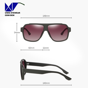 Lunettes de soleil polarisées classiques UV400 avec monture TR solide et verres TAC surdimensionnés de grande taille pour la plage, la conduite et les sports – Tendance 2026 - Product Image 4
