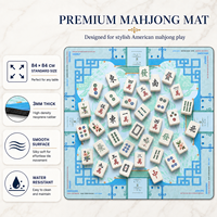 Table de Mahjong automatique moderne de luxe Seyon, insonorisée, antidérapante, durable, pliable, écologique, portable, pour la famille et les amis