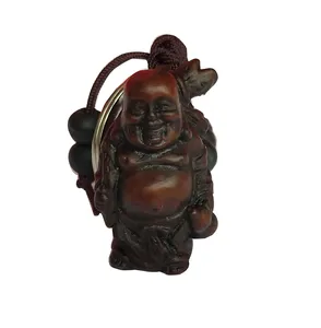 fengshui resin buddha keychain Buddhist handicrafts Continuous good luck
