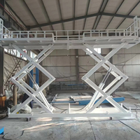 Hidrolik Sabit Makaslı Platform Ağır Yük Elektrikli Çelik 15m Havadan İnşaat İşi