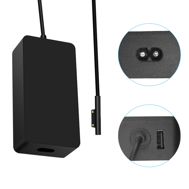 44w 15v 2.58a Power Supply Ac Adapter Charger for Microsoft Surface