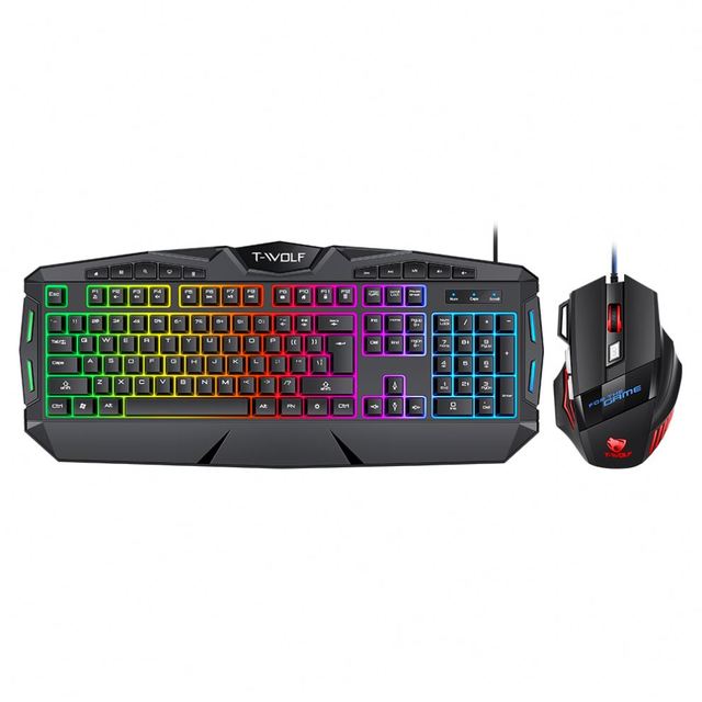TWOLF TF390 Keyboard Mouse Kit Multimedia Keyboard Mouse Combo