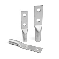 Connecteur à double trou anti-desserrage en cuivre plaqué argent haute pureté pour câblage de transformateurs et de boîtes de distribution électrique